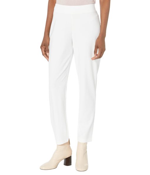 Eileen Fisher Slim Ankle Pants Ivory
