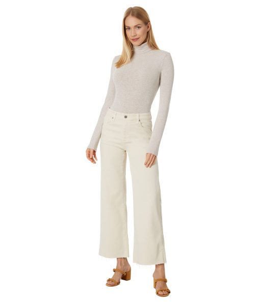 AG Jeans Saige Wide Leg Crop in Dried Spring Dried Spring