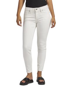 Silver Jeans Co. Suki Mid-Rise Skinny Jeans L93136SWT630 Off-White