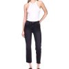 KUT from the Kloth Connie High-Rise-Fab AB-Ankle Skinny Raw Hem in Shy Shy