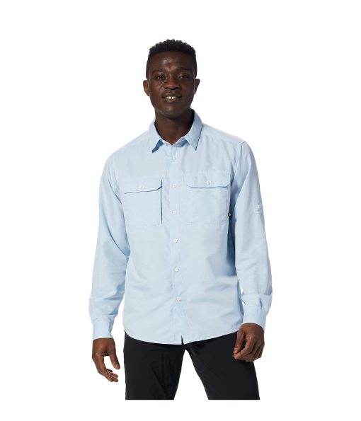 Mountain Hardwear Big & Tall Canyon Long Sleeve Shirt Blue Chambray