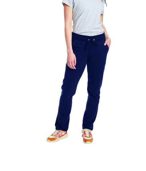 Hanes Women's French Terry Pocket Pant Navy