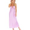 Show Me Your Mumu Jasmine Halter Mini Dress Lilac Luxe Satin