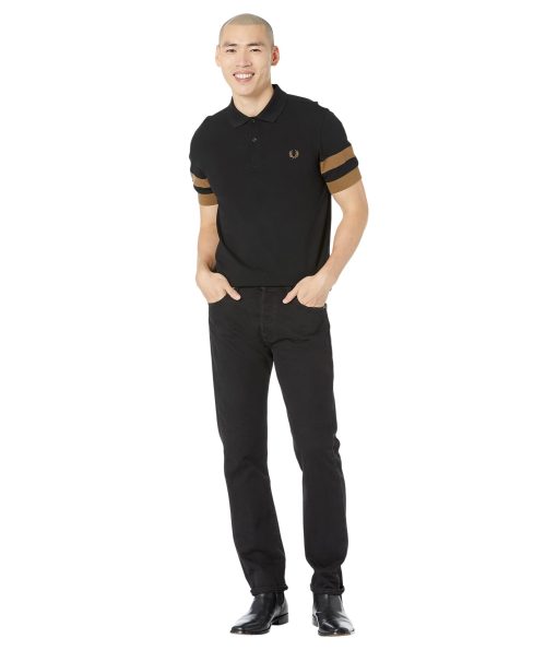 Fred Perry Bold Tipped Polo Shirt Black