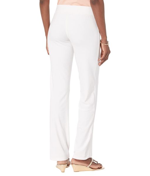 Lilly Pulitzer Dorsey Velour Pants Coconut