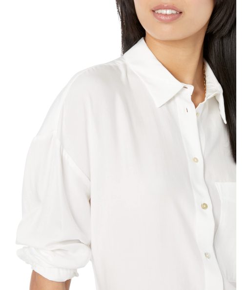 MANGO Lima Shirt Natural White