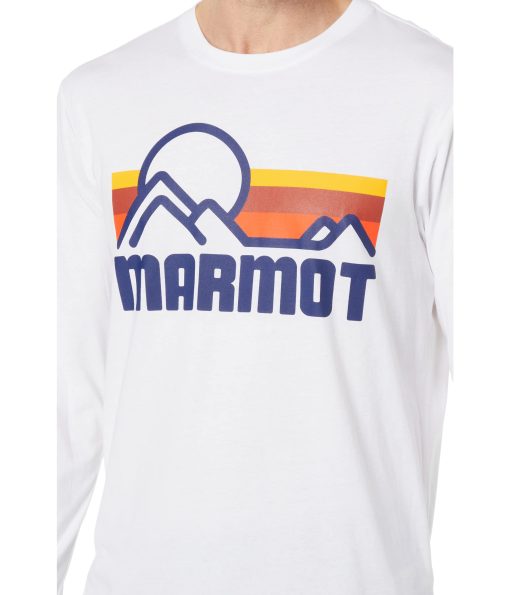Marmot Coastal Tee Long Sleeve White