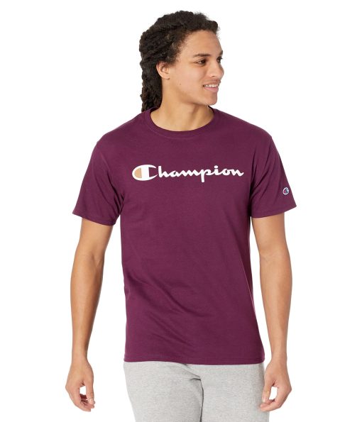 Champion Classic Graphic T-Shirt Plum Port