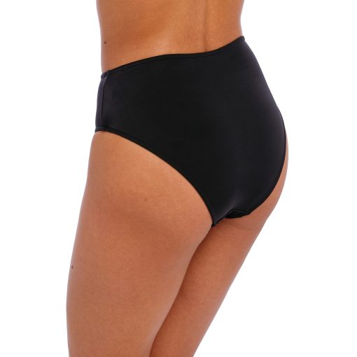 FREYA Jewel Cove - High-Waist Bikini Bottoms Plain Black