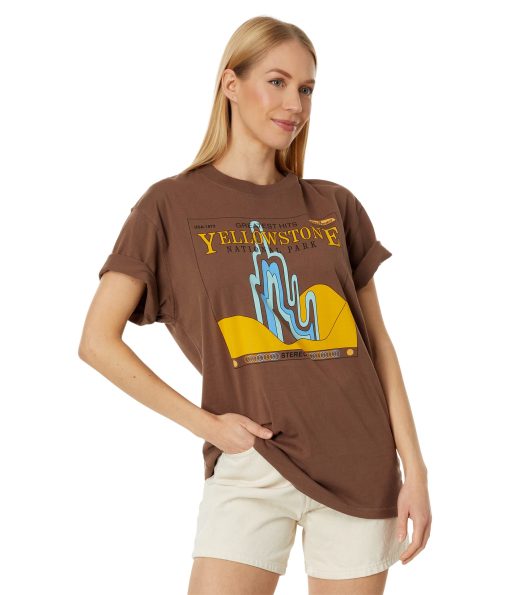 Parks Project Yellowstone's Greatest Hits Tee Brown