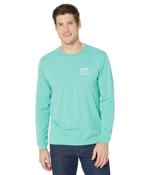 Southern Tide Long Sleeve 19th Hole Tee Agate Green