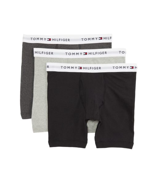 Tommy Hilfiger Cotton Classics Boxer Brief 3-Pack Gray Heather