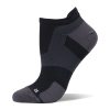 L.L.Bean Cotton Ragg Socks 2-Pack Black/Gray
