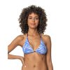 Carve Designs Sanitas Reversible Bikini Top Summer/Seaglass