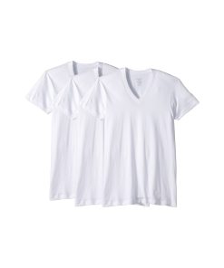 2(X)IST 3-Pack ESSENTIAL Slim Fit V-Neck T-Shirt White New Logo