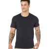 Armani Exchange Stitch Outline Logo T-Shirt Black