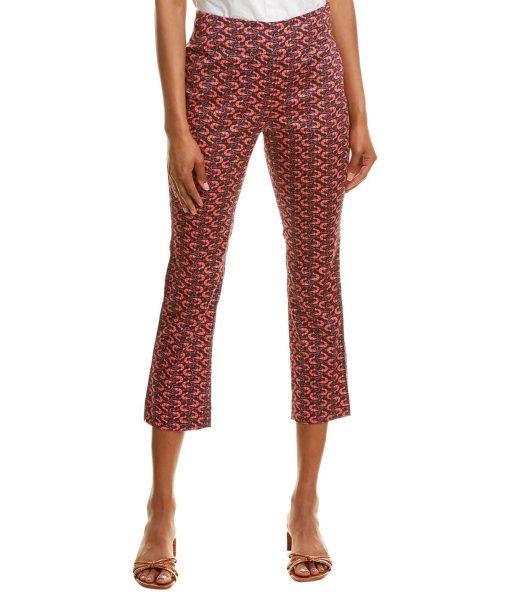 NIC+ZOE NIC+ZOE Women's Misses Cocktail Hour Pant Red Multi