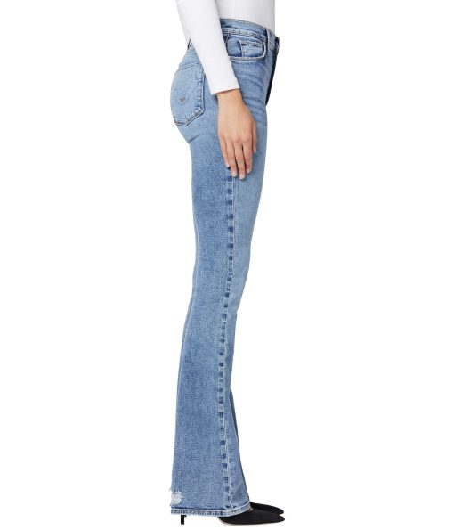 Hudson Jeans Barbara High-Waist Bootcut in Pure Shores Pure Shores