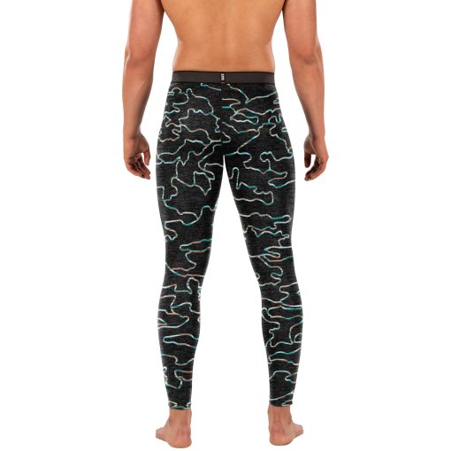 SAXX UNDERWEAR Roast Master Midweight Base Layer Tights Get Out Camo/Faded Black
