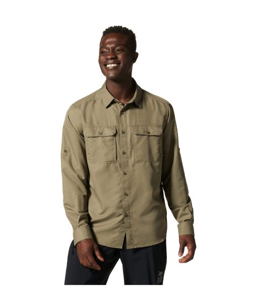 Mountain Hardwear Big & Tall Canyon Long Sleeve Shirt Stone Green