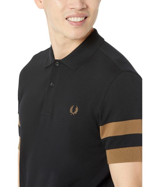 Fred Perry Bold Tipped Polo Shirt Black