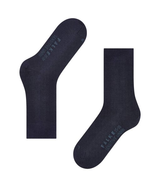 Falke Combed Cotton Sensitive London Socks Navy Blue