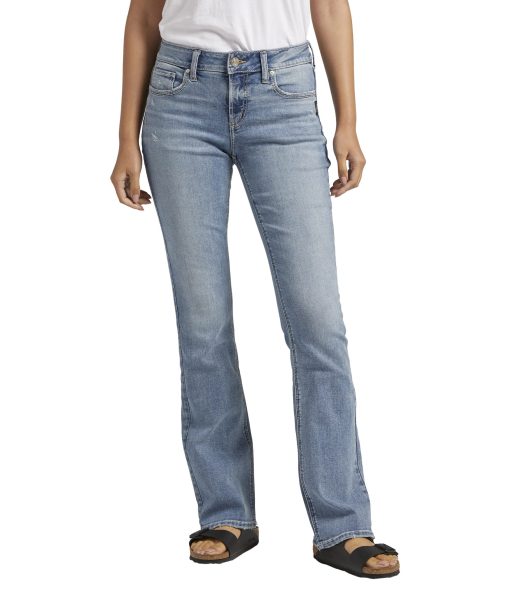 Silver Jeans Co. Elyse Mid-Rise Slim Bootcut Jeans L03601ECF291 Indigo