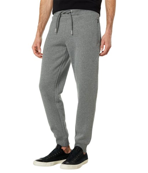 Superdry Vintage Logo Embroidered Joggers Charcoal Grey Marl