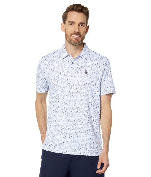 Original Penguin Golf "Have A Beer" Print Polo Bluing