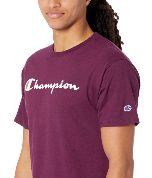 Champion Classic Graphic T-Shirt Plum Port