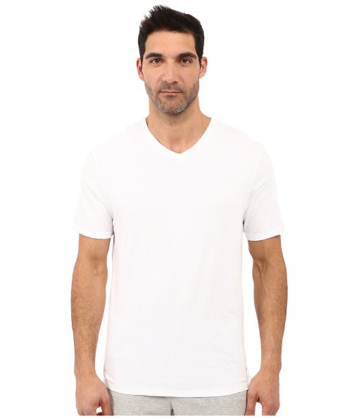 Tommy Hilfiger Cotton V-Neck Shirt 3-Pack White