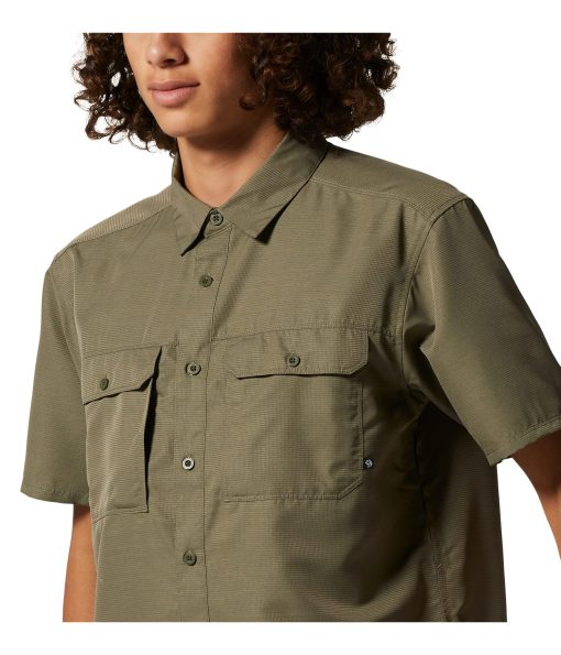 Mountain Hardwear Big & Tall Canyon™ Short Sleeve Shirt Stone Green