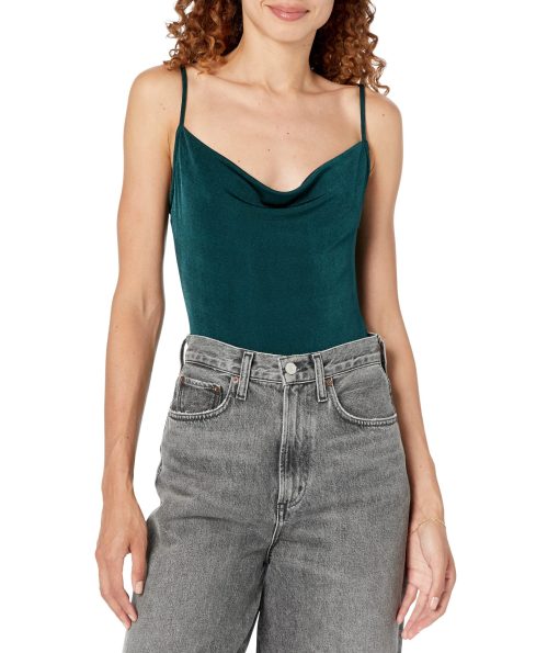 Free People Cowls in the Club Bodysuit Pine