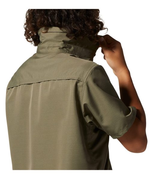 Mountain Hardwear Big & Tall Canyon™ Short Sleeve Shirt Stone Green
