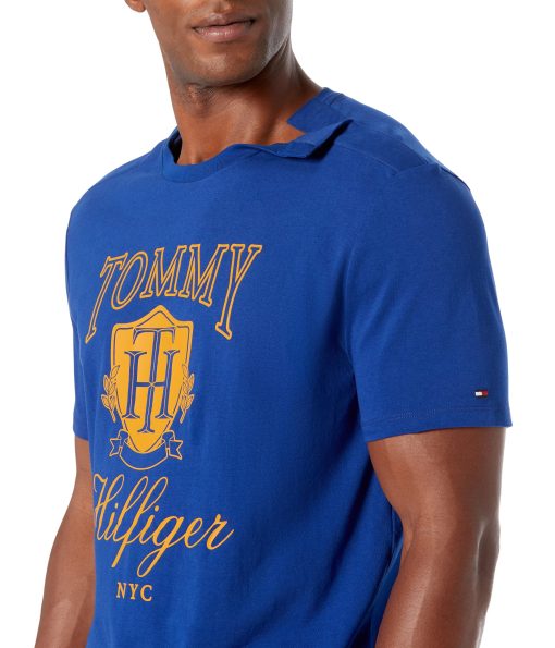 Tommy Hilfiger Adaptive Crested T-Shirt Midnight Blue