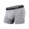 Tommy John Cool Cotton Boxer Brief 8" Charcoal Heather