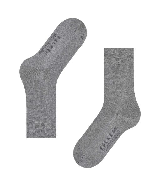 Falke Combed Cotton Sensitive London Socks Grey Mix